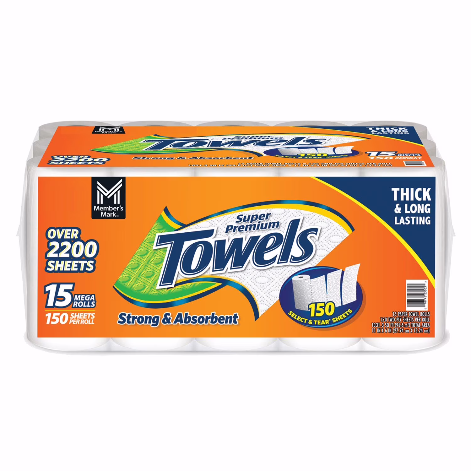 Member's Mark Select & Tear 2-Ply Paper Towels